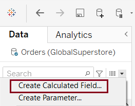 How to create new calculated field