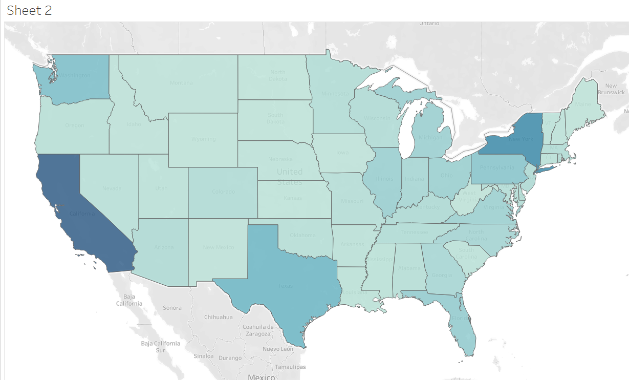 Chart 2: State map