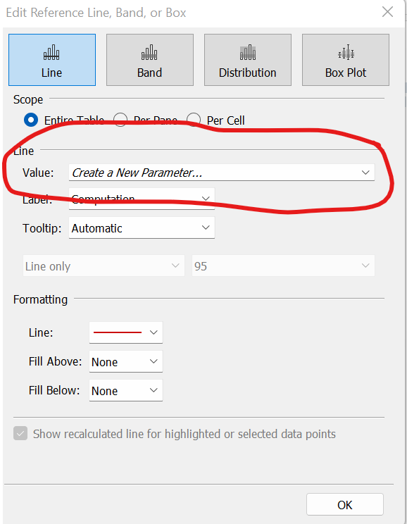 The Data School How To Add A Dynamic Reference Line Using Parameters