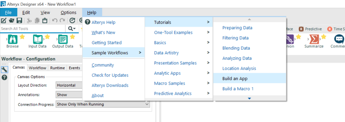 Help Section Alteryx