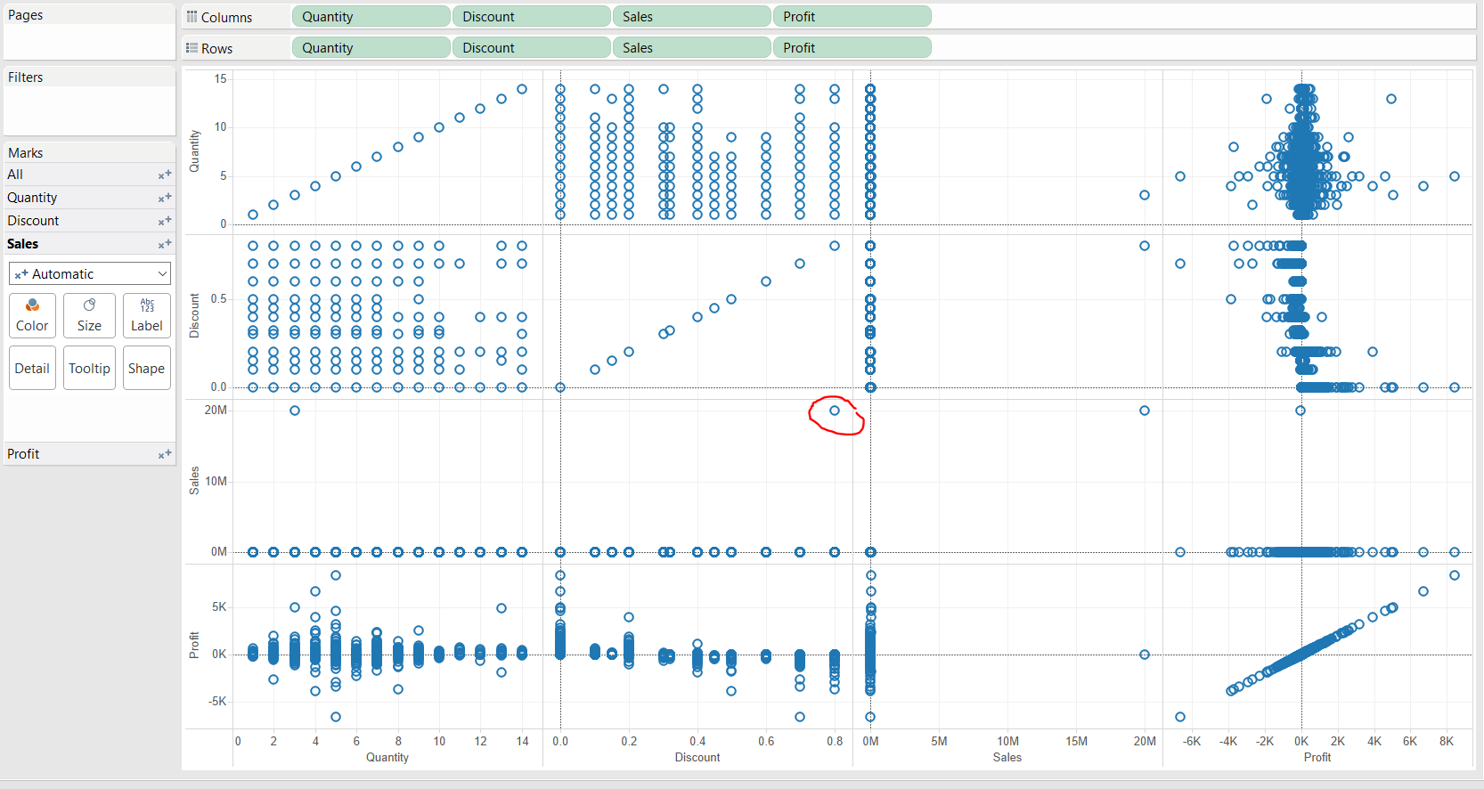 Outliers screenshot