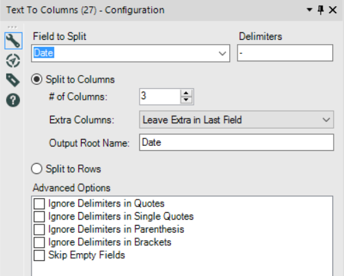 Text to Columns