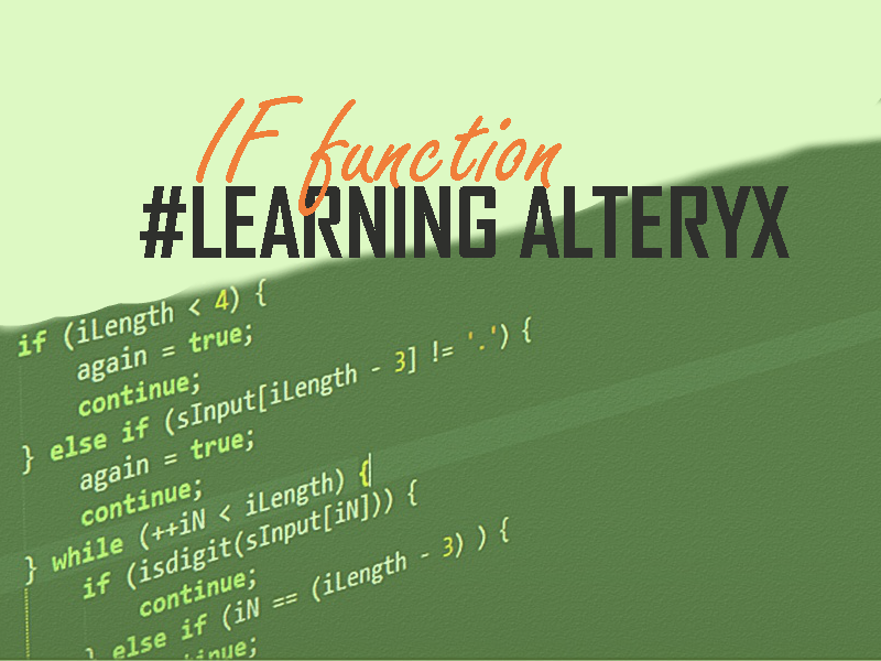 IF function Alteryx