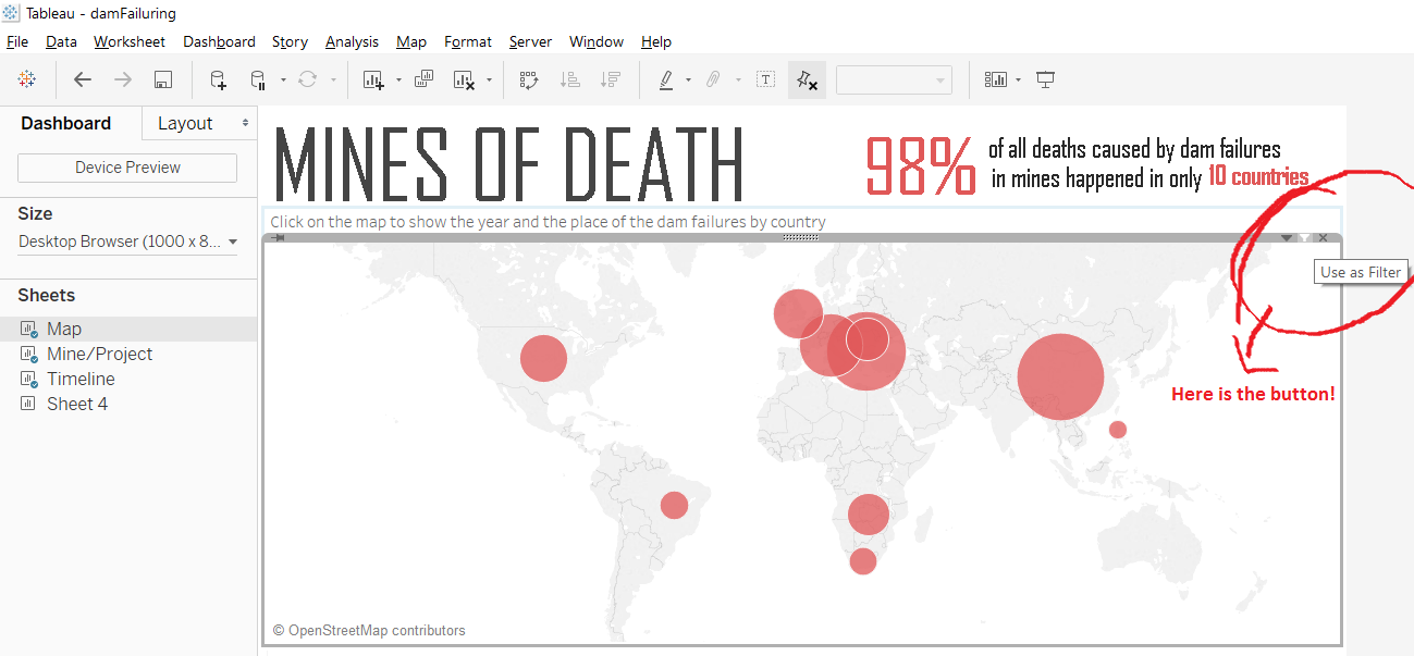 mapping best practices use map as a filter