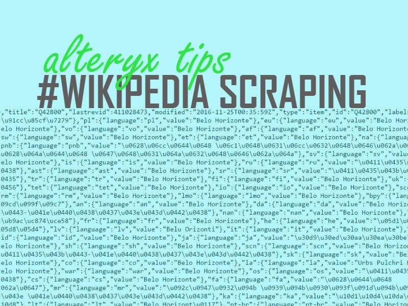 scraping wikipedia