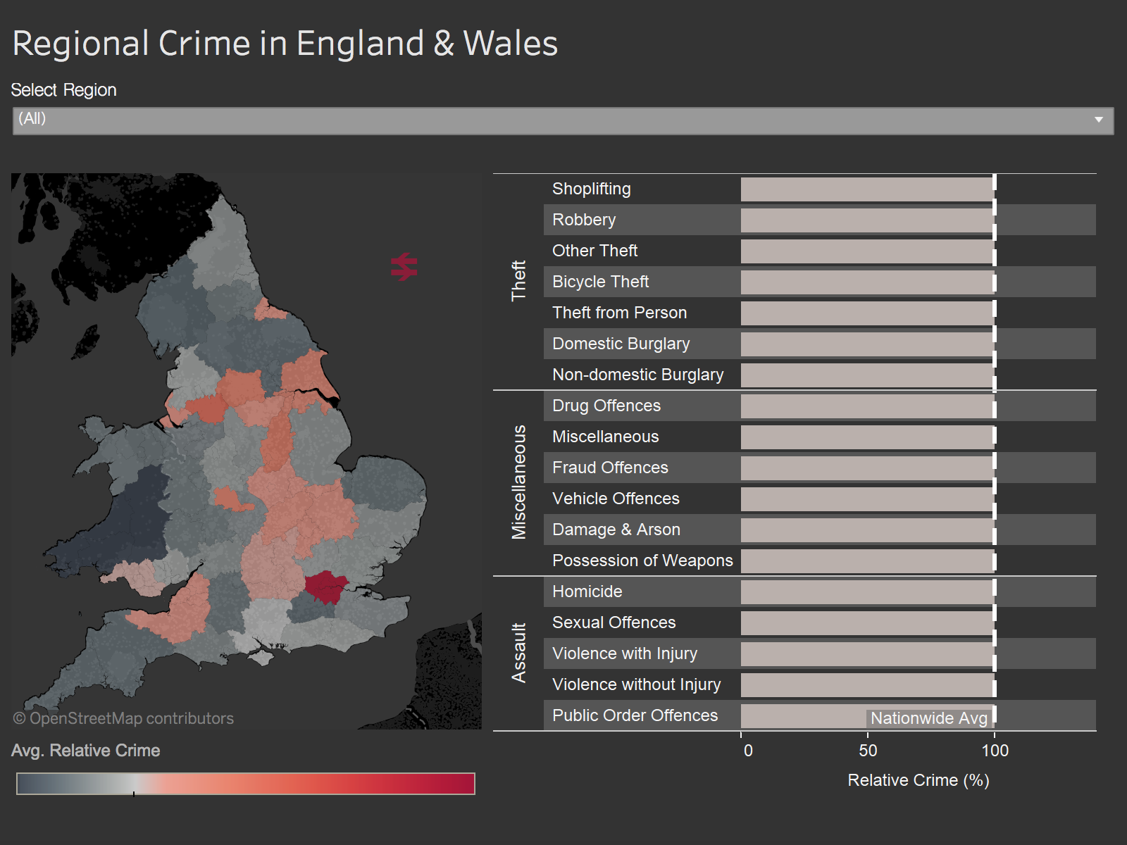 Philip Mannering explores regional crimes in England and Wales