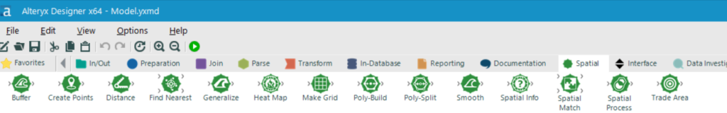 Alteryx spatial