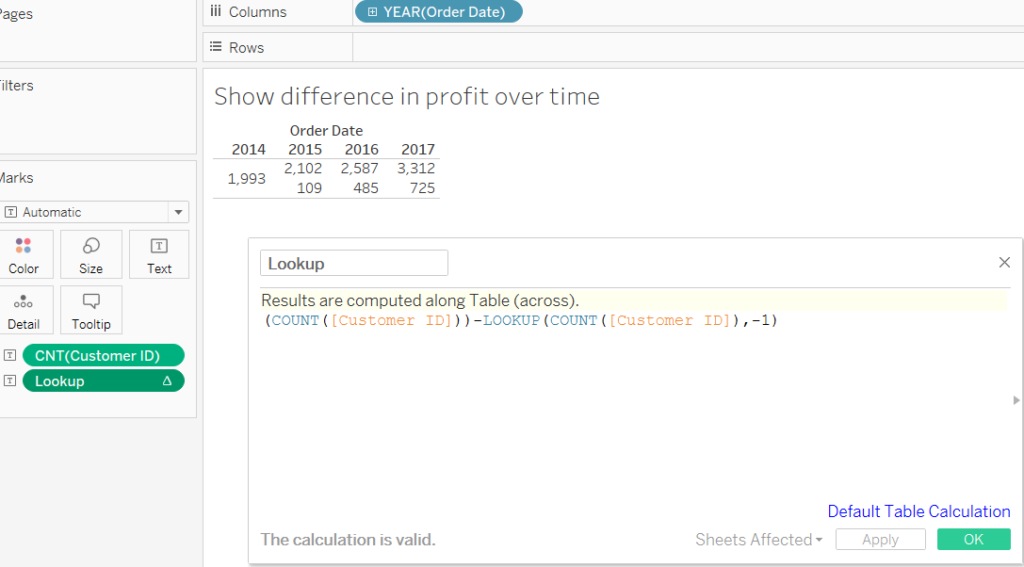 Back to Basics: A few examples of common table calculations - The Data ...