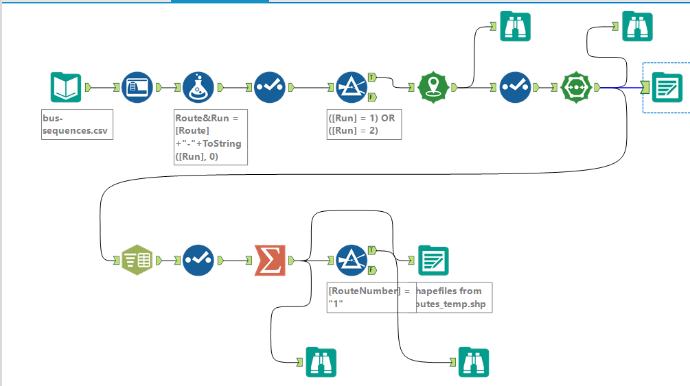 Sample Alteryx workflow to combine multiple lines