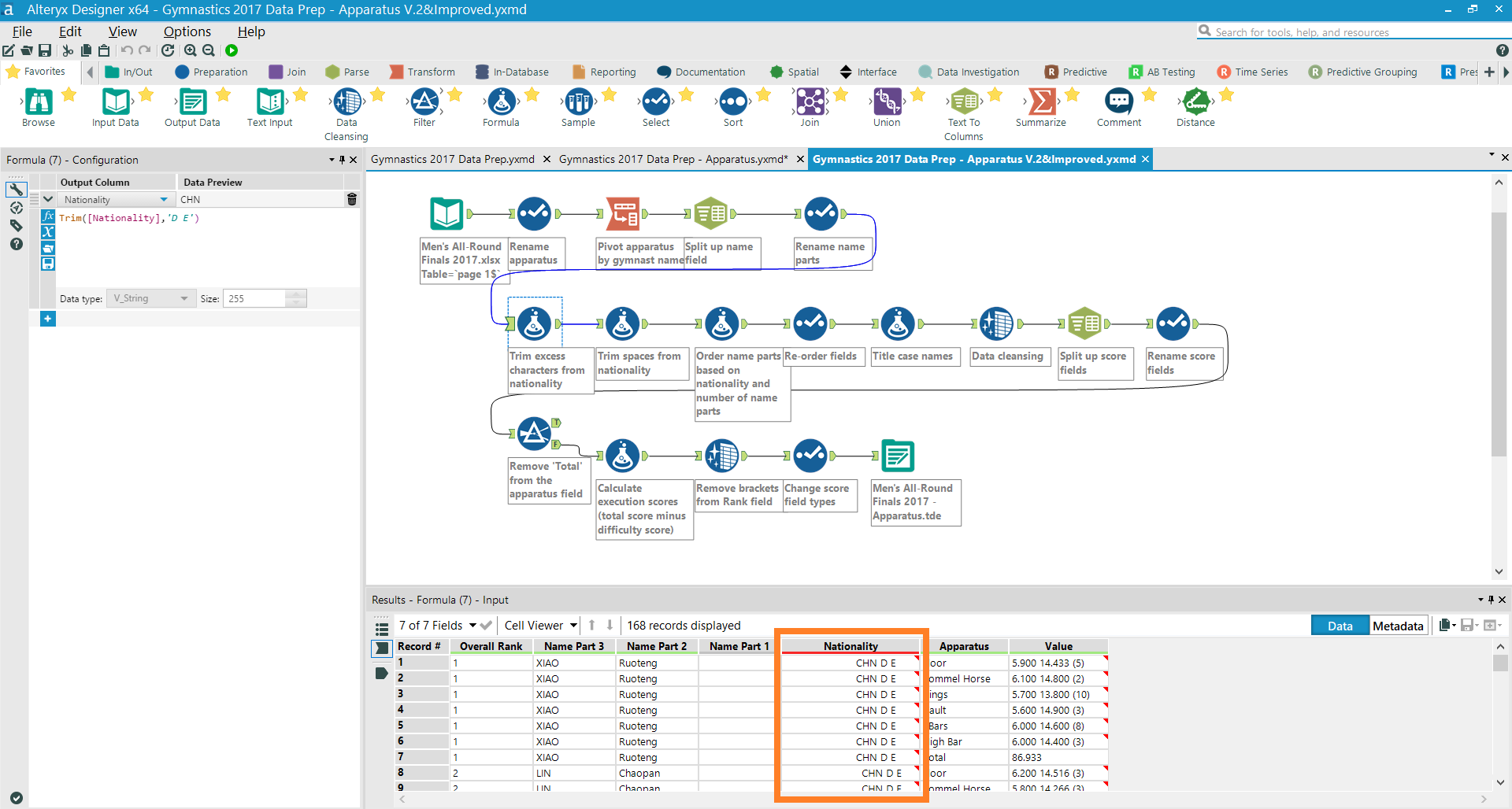 Trim Function in Alteryx The Data School