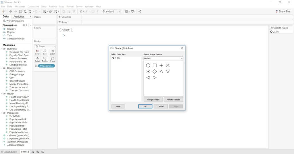 DS7 Tip Week - Tip 1 - Custom Images as Shapes - The Data School
