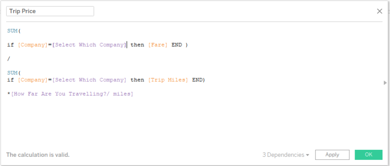 The Data School - Creating User Input Calculations Using Parameters ...