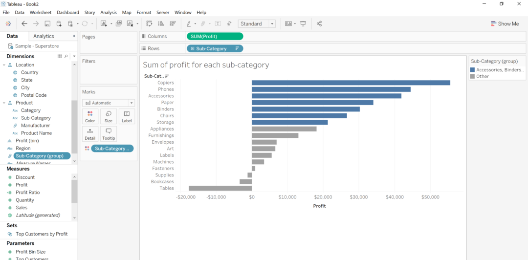 The Data School Making a group in Tableau