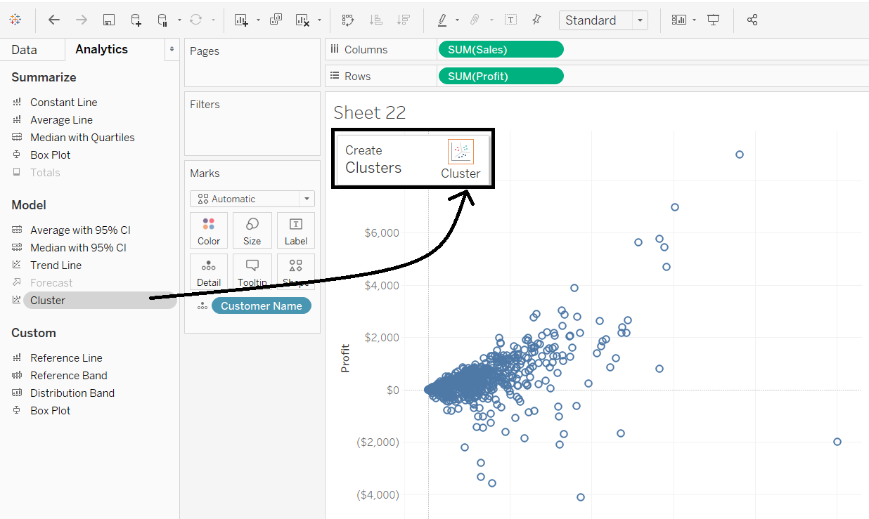 The Data School Creating Clusters In Tableau