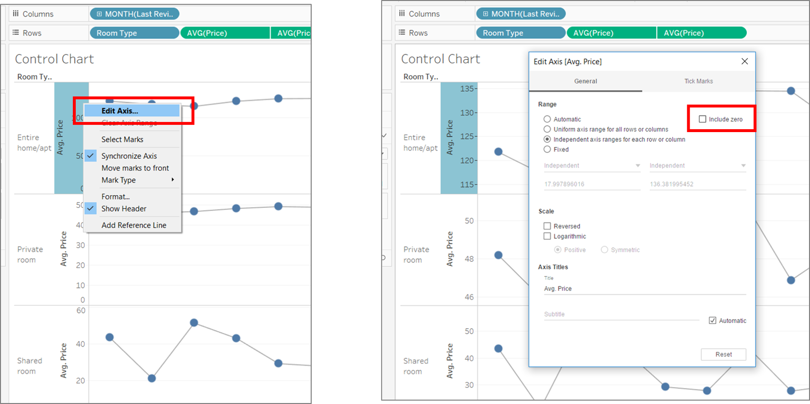 How to create a control chart in Tableau (including a control parameter ...