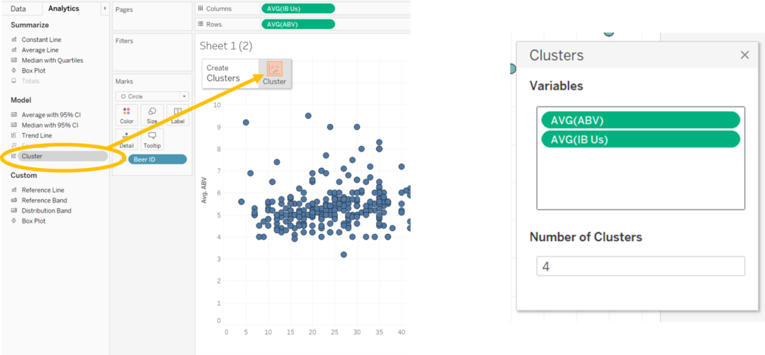 Statistics Series // 1.2 Cluster Analysis in Tableau The Data School