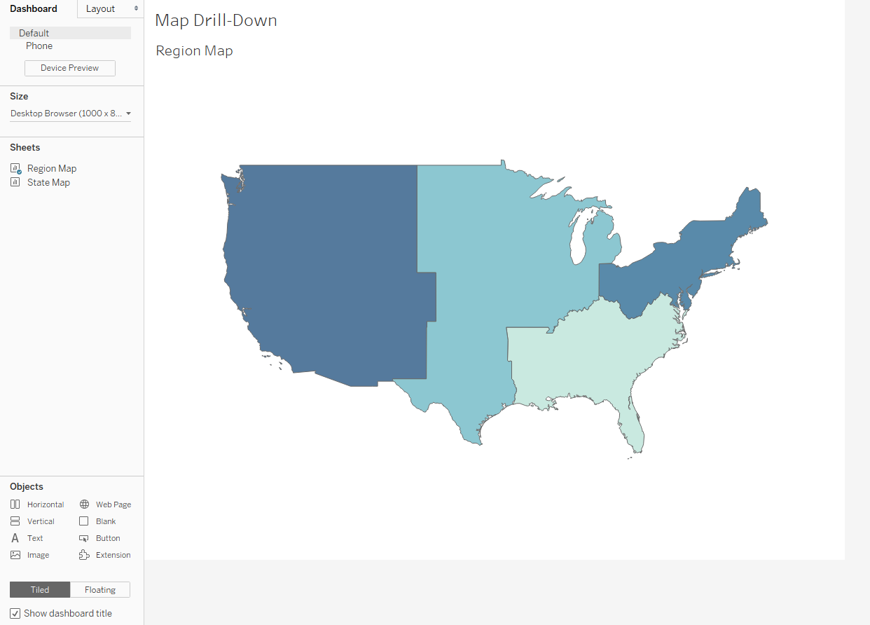 Tableau Tip Map DrillDown The Data School