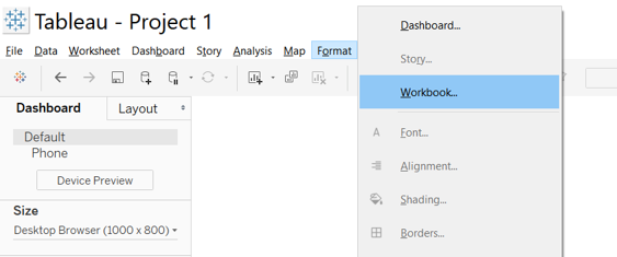 A quick tip to format all fonts and lines. This saves you revisiting all worksheets after building a dashboard.