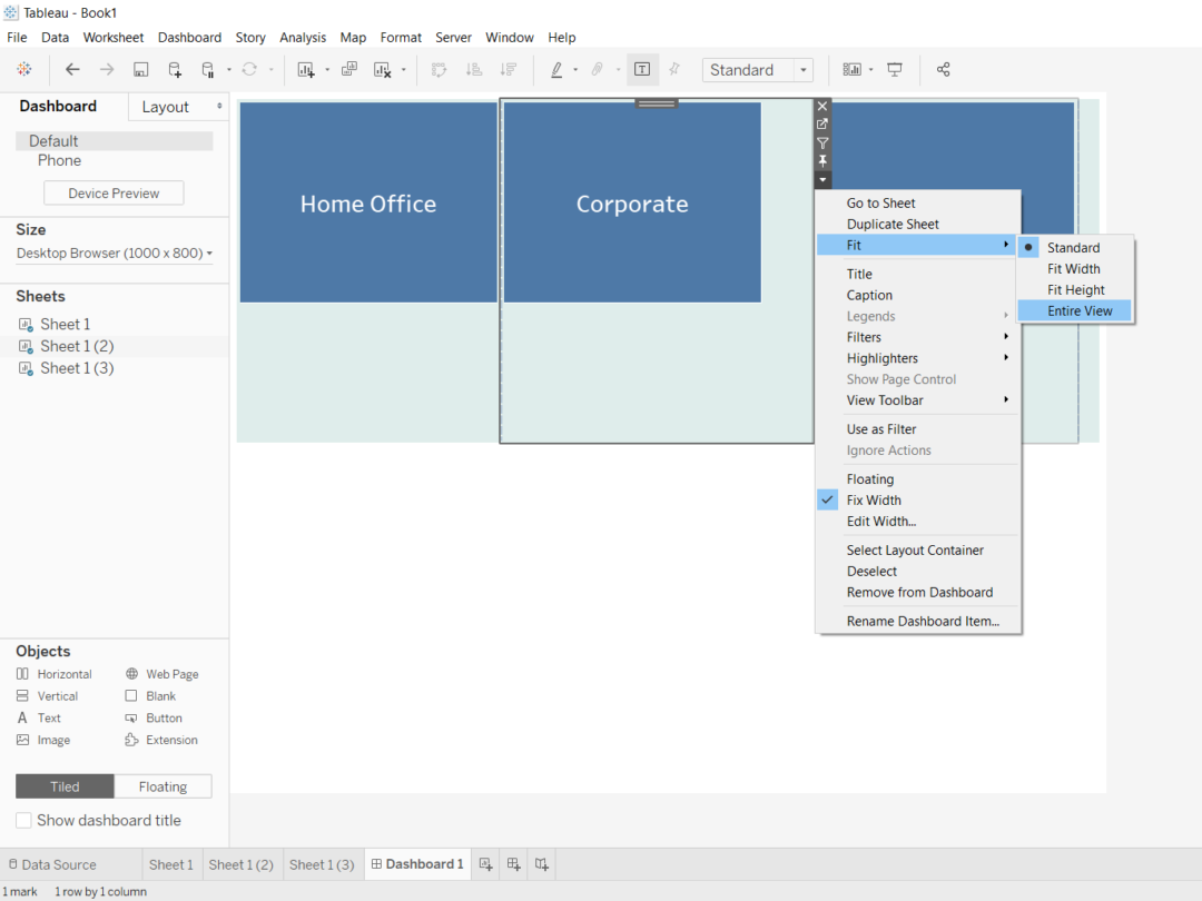 The Data School Tips on containers in Tableau dashboard