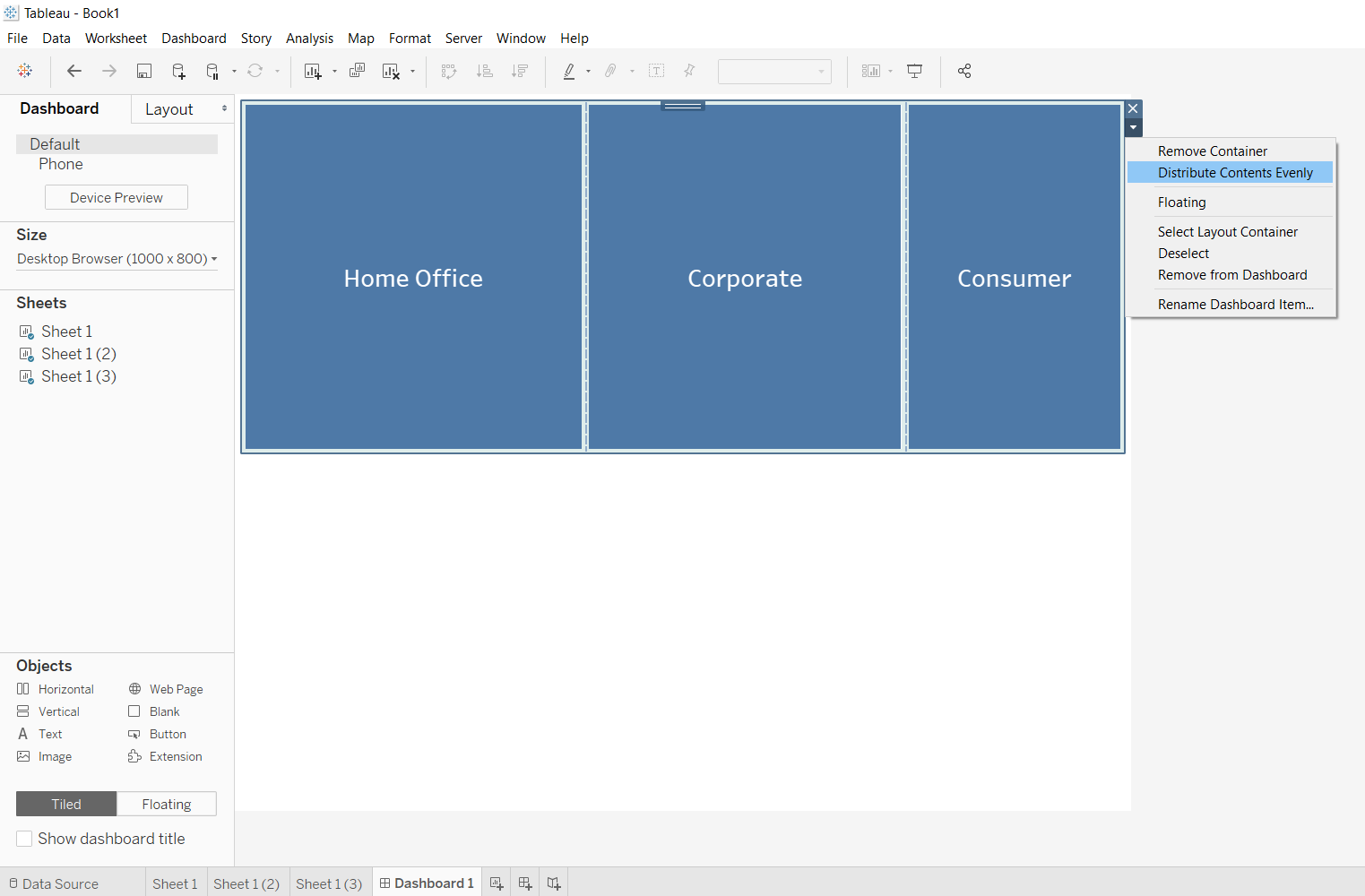 The Data School Tips on containers in Tableau dashboard