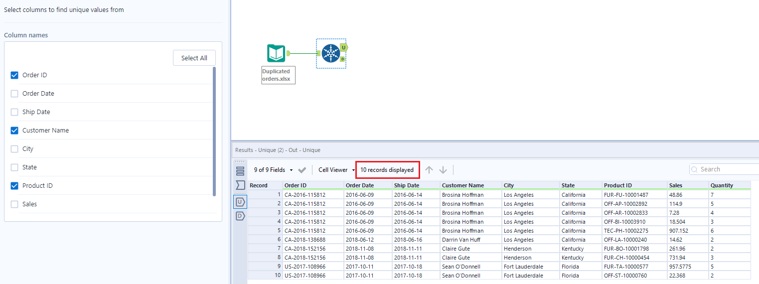Removing duplicates in Tableau Prep and Alteryx - The Data School