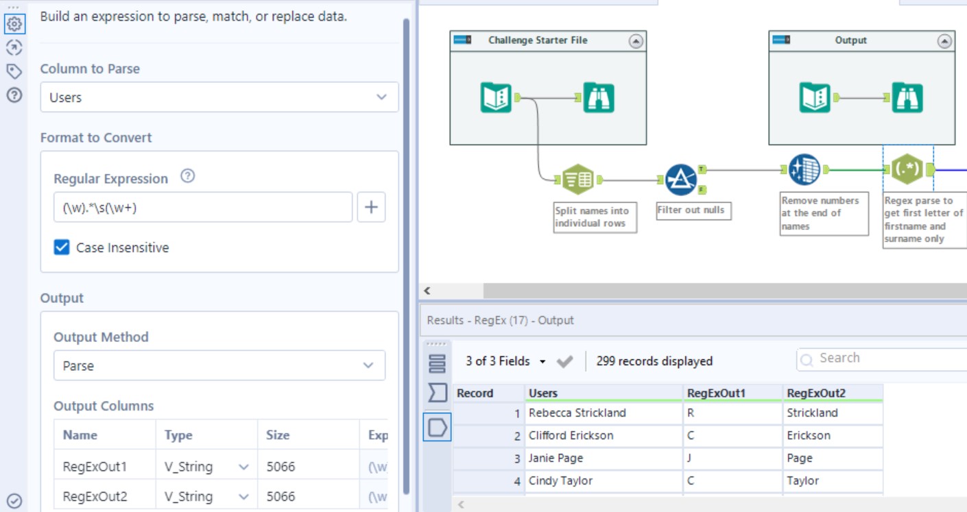 Alteryx Weekly Challenge #211 - Using the Regex tool - The Data School